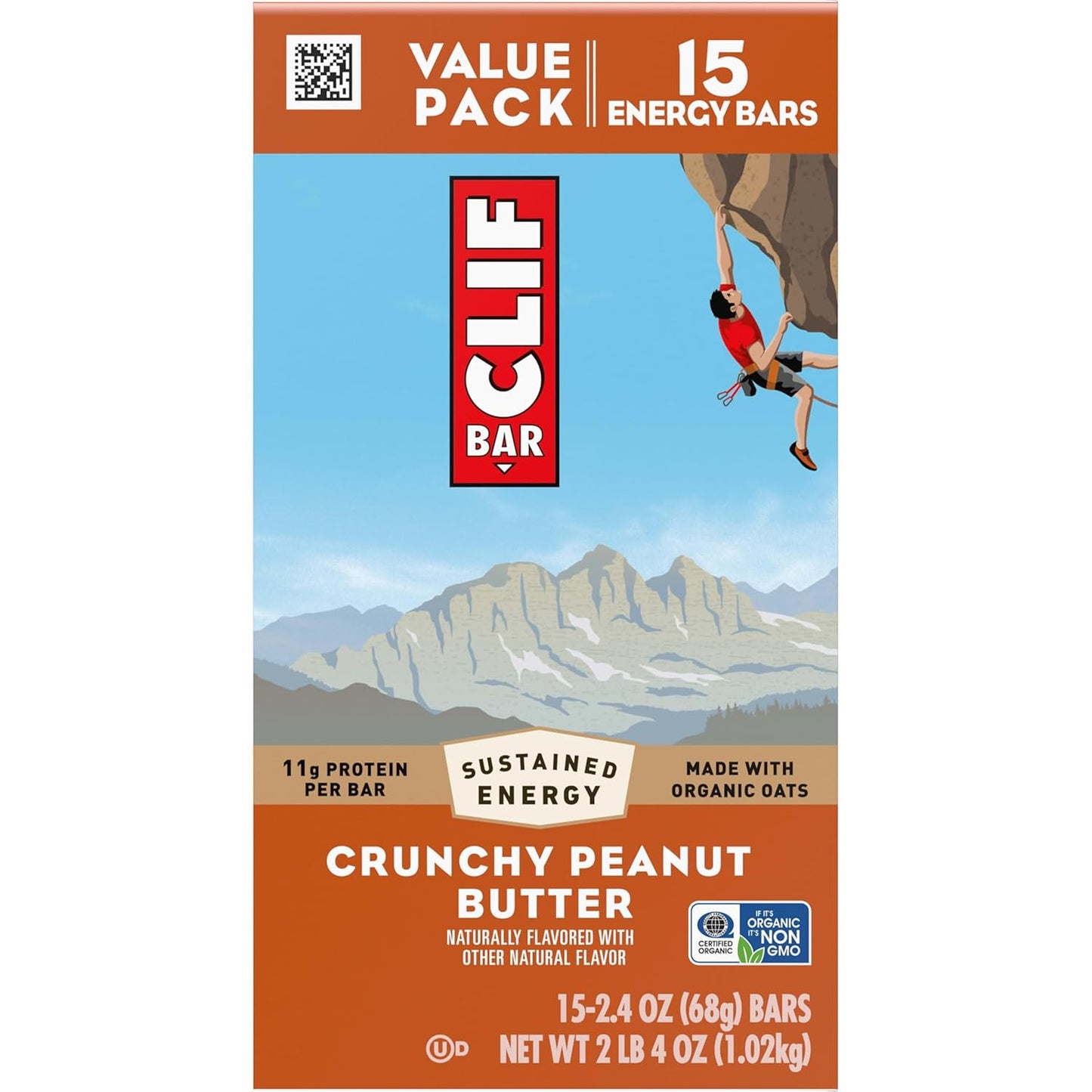 CLIF BAR - Energy Protein Bars - (15 Pack)