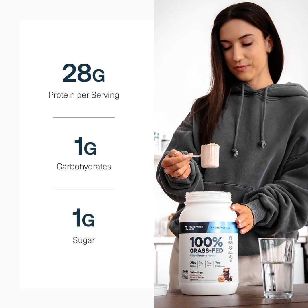 Transparent Labs Grass-Fed Whey Protein Isolate