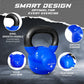 50 Pound Vinyl Coated Cast Iron Kettlebell