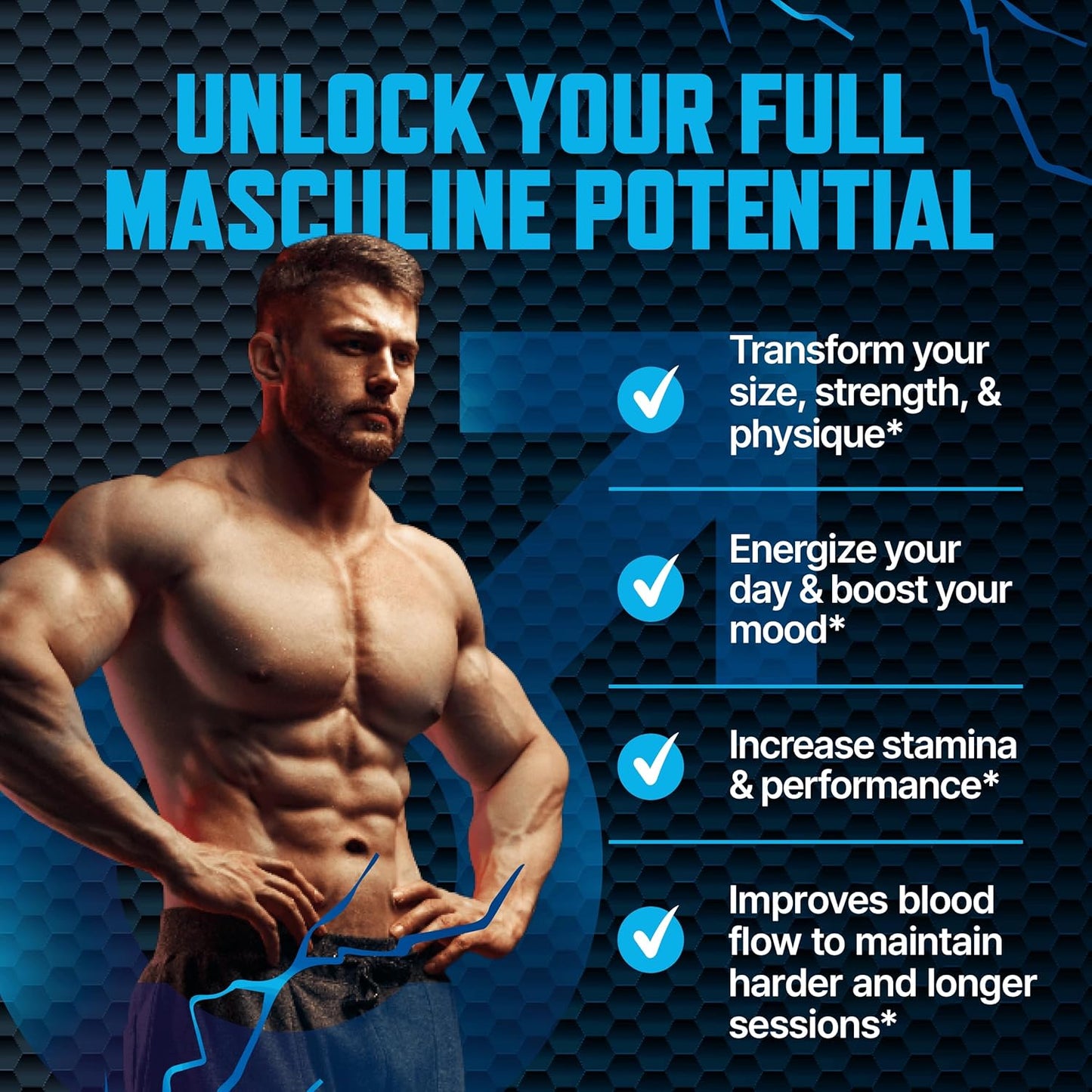 Testosterone Booster Gummies, Male Enhancing Supplement