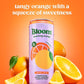 Bloom Nutrition Sparkling Energy Drink - Natural Caffeine, Zero Sugar, 180Mg Caffeine - Orange - 12oz 12 Pack