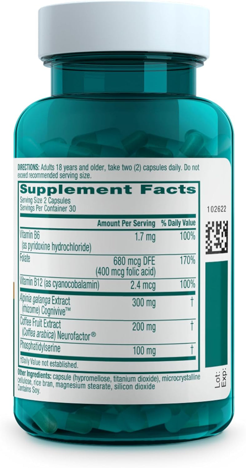NEURIVA Ultra Decaffeinated Clinically Tested Nootropic Brain Supplement for Mental Alertness