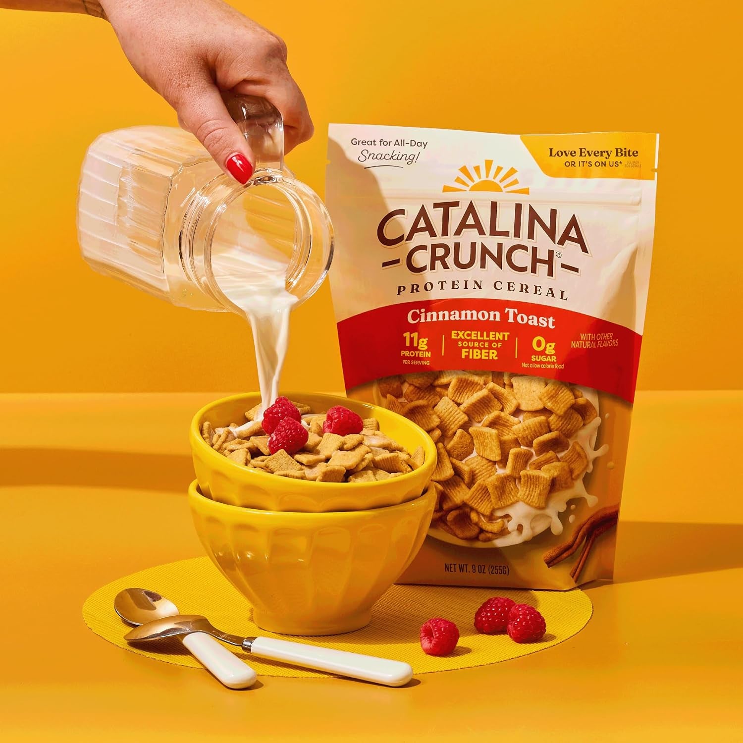 Catalina Crunch Protein Cereal - Cinnamon Toast - 9 oz. Bag (Pack of 1)