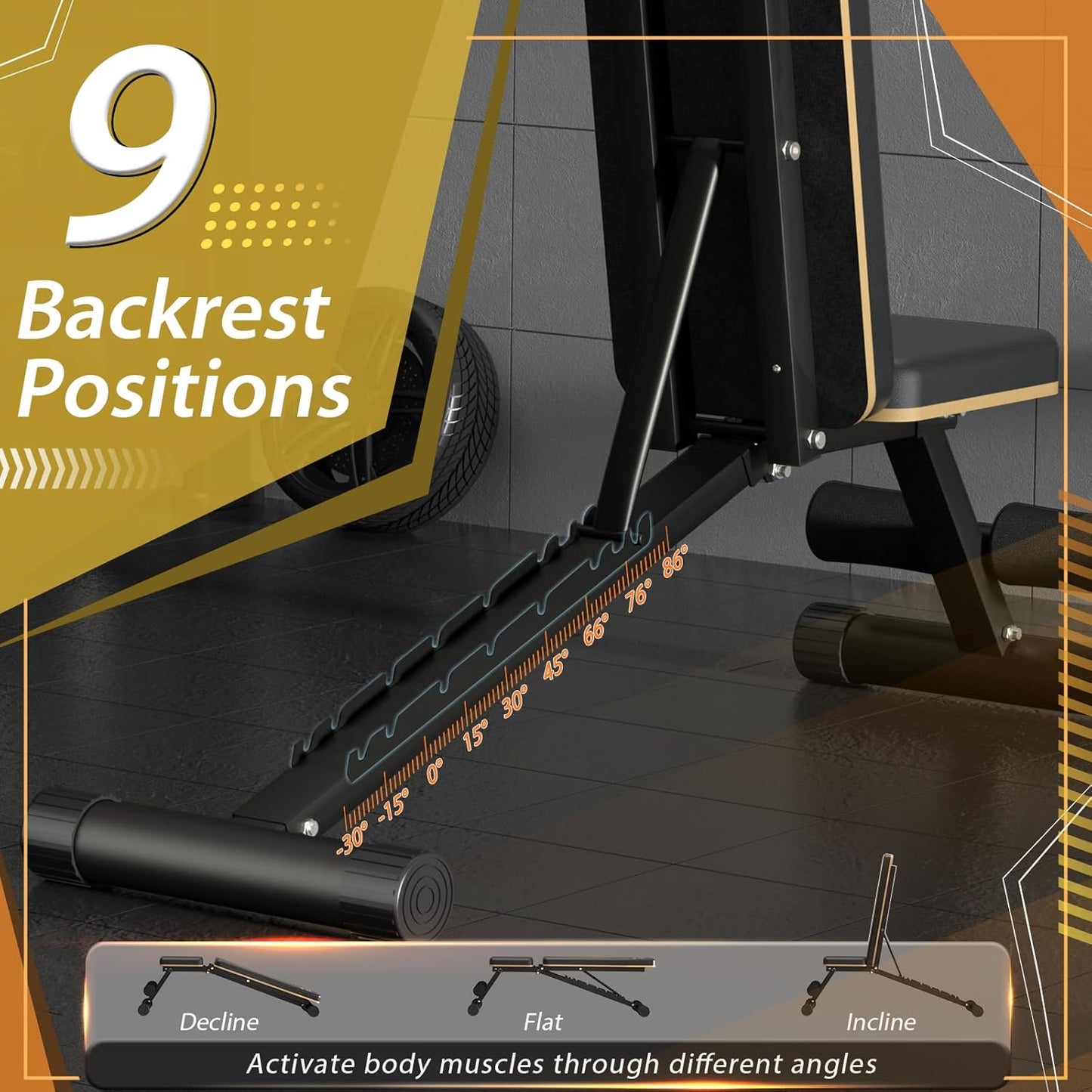 FitGoods Adjustable Weight Bench
