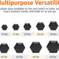 10 Pound Rubber Hex Dumbbell Hand Weight
