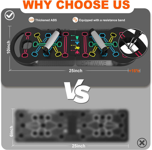 HOTWAVE Push Up Board 20 in 1