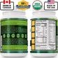 SOLO Organic Pea Protein Isolate, Unflavored Plant Based Protein Powder with BCAA