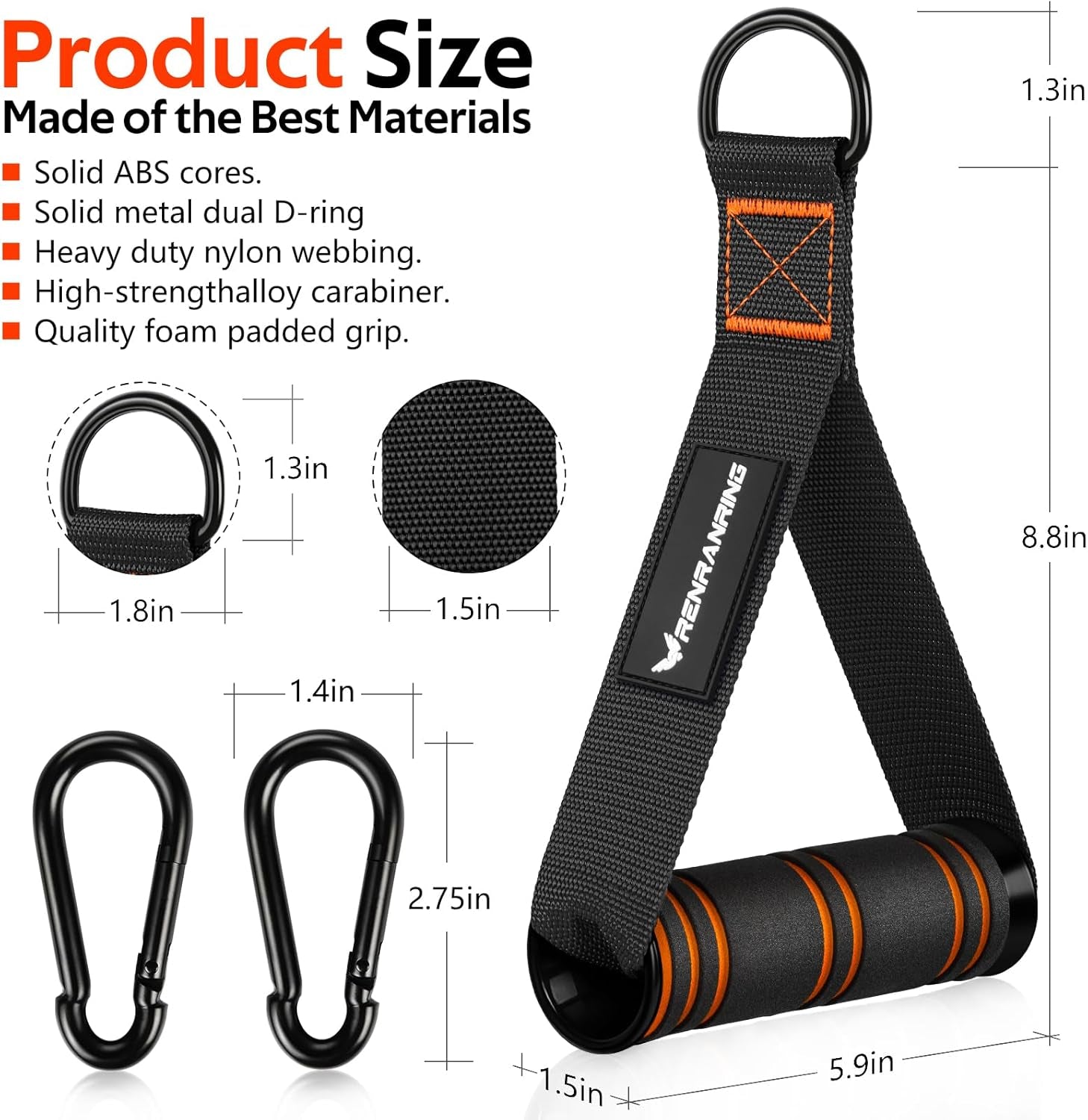 RENRANRING Gym Exercise Handles