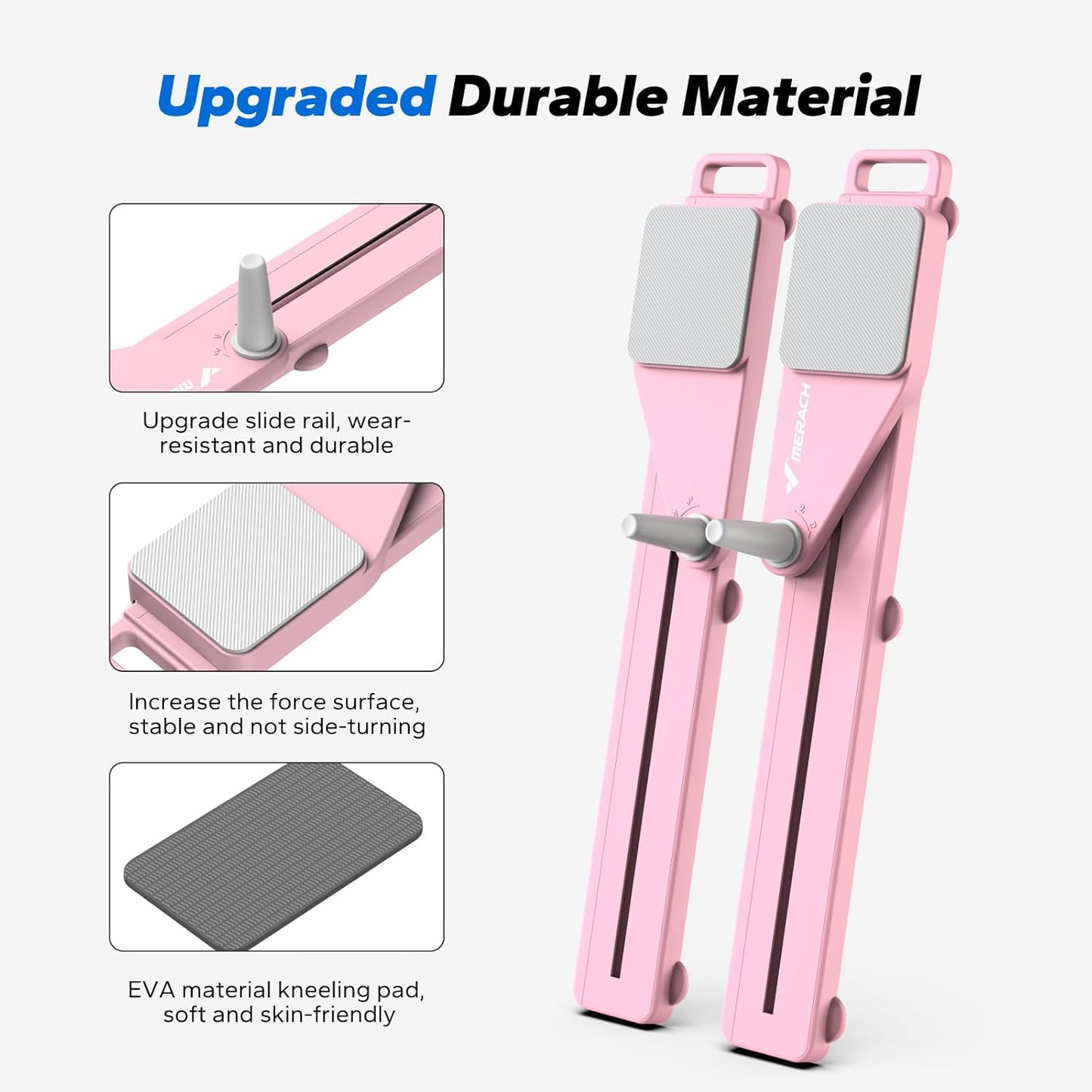 MERACH Pilates Board with Multifunctional Abdominal Plate