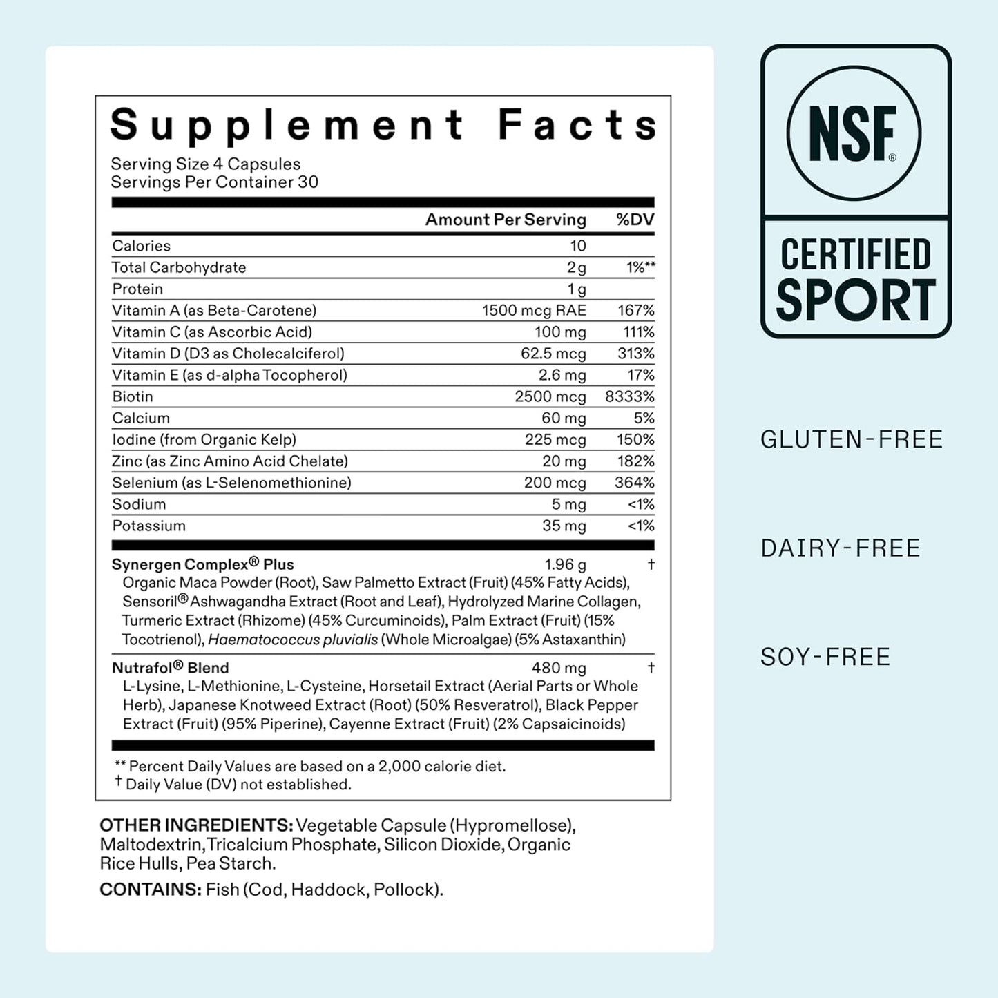Nutrafol Women's Balance Hair Growth Supplements