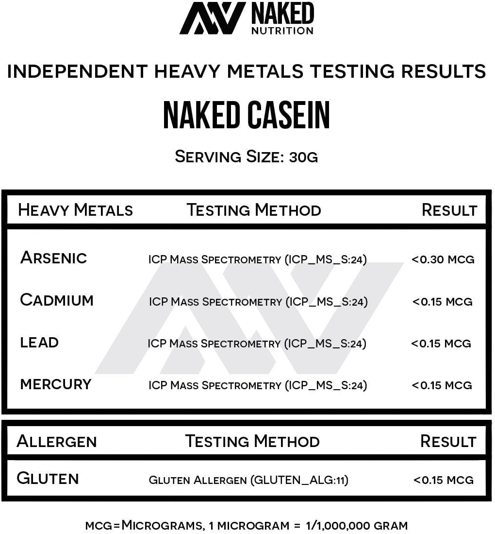 NAKED Casein - 1Lb Micellar Casein Protein