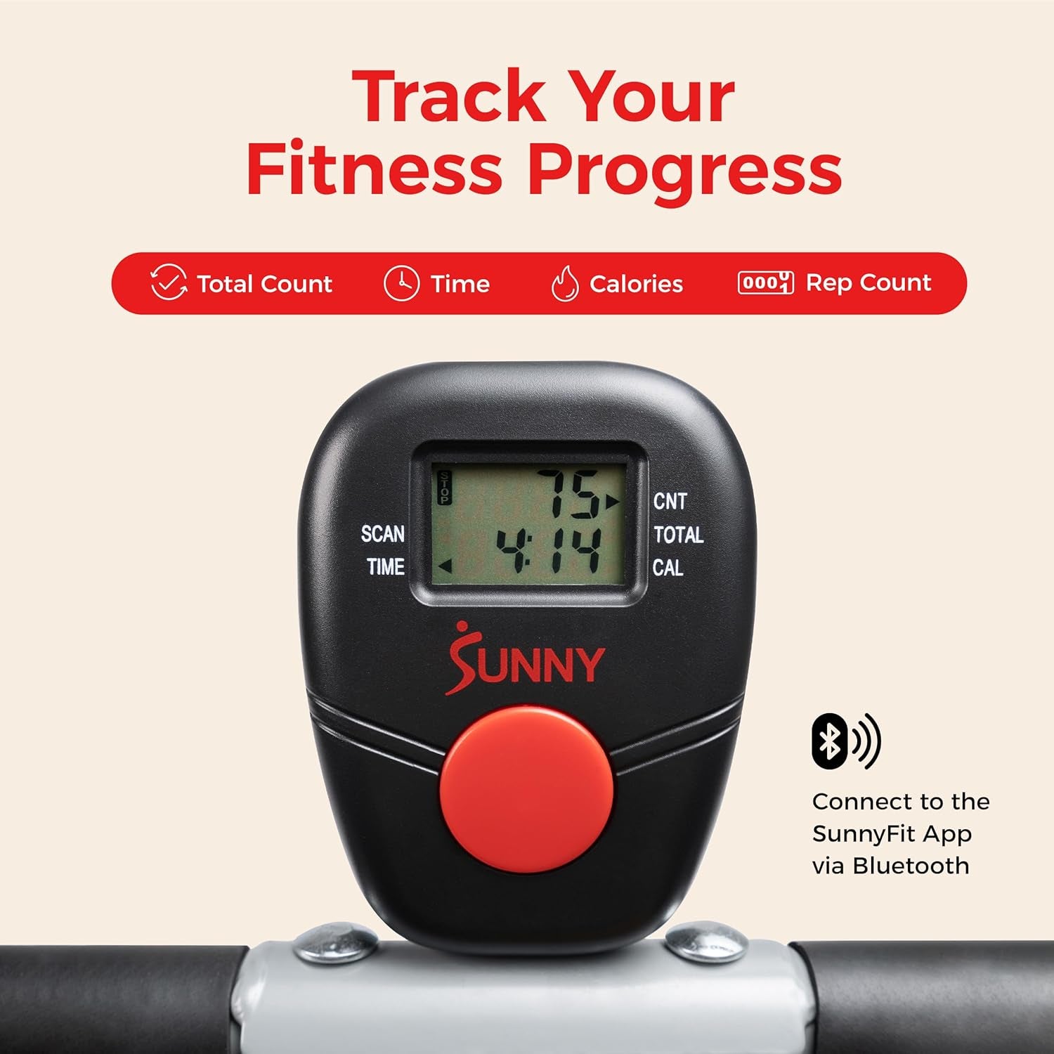 Sunny Health & Fitness Smart Row-N-Ride
