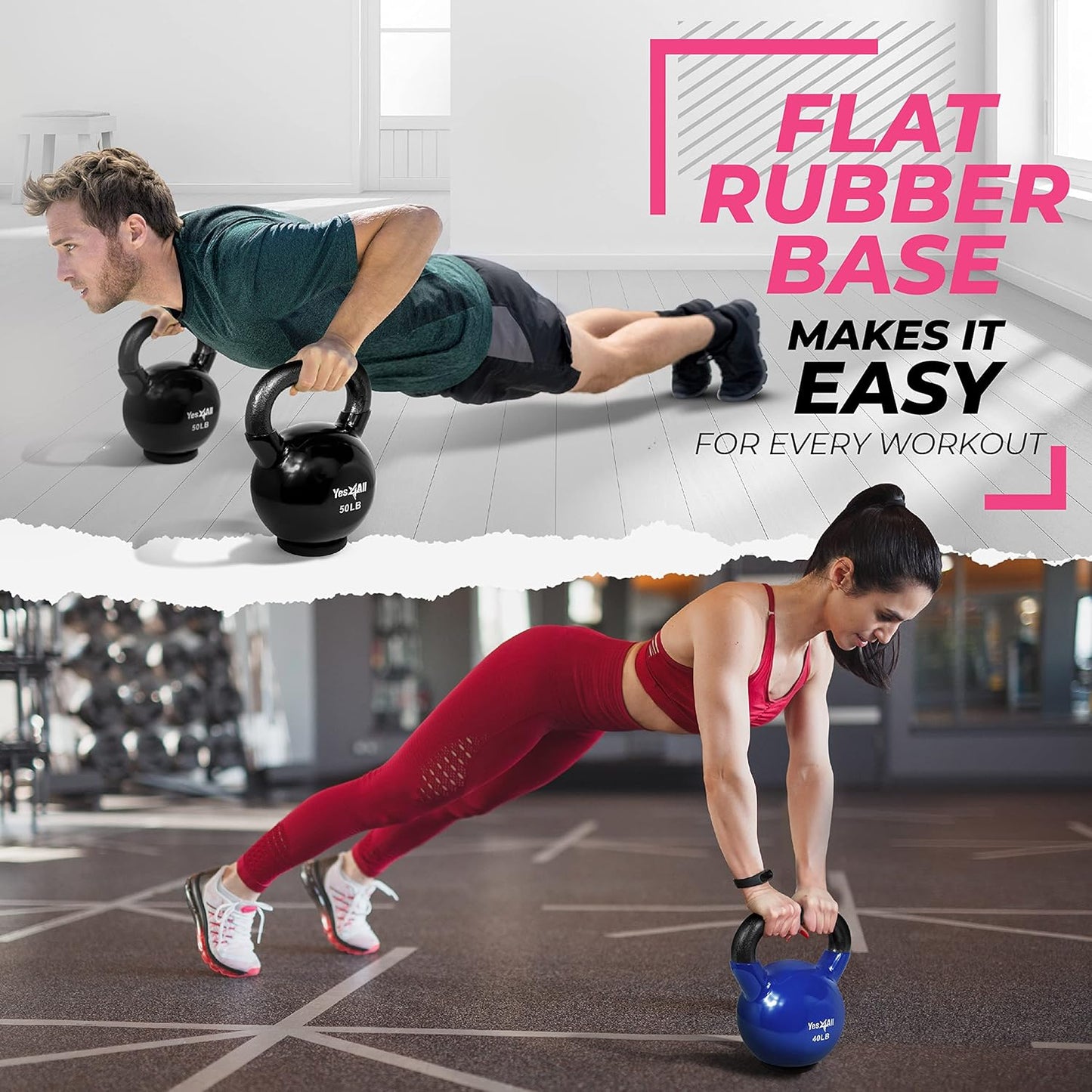 5 Pound Vinyl Coated Kettlebell