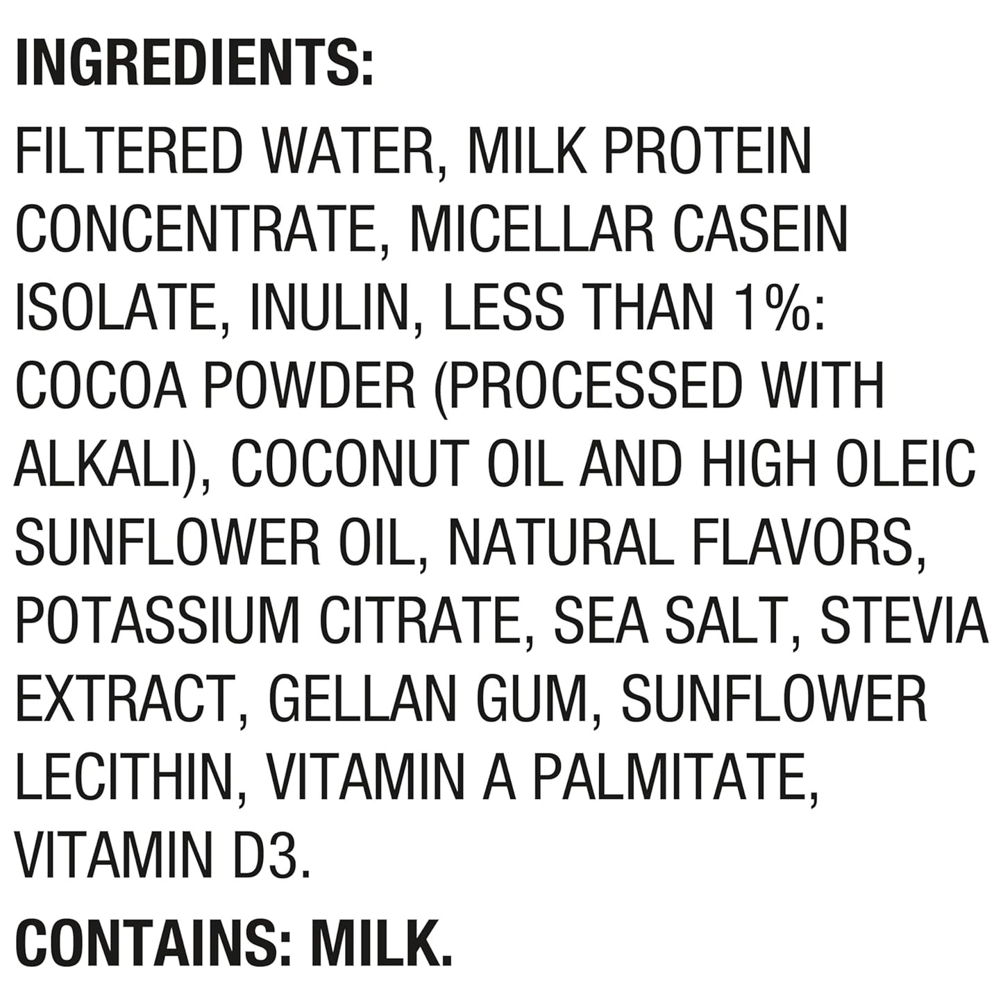 Oikos Protein Shake, Chocolate, 30G High Protein Drinks, 12 Fl oz Bottle, 12 Count​