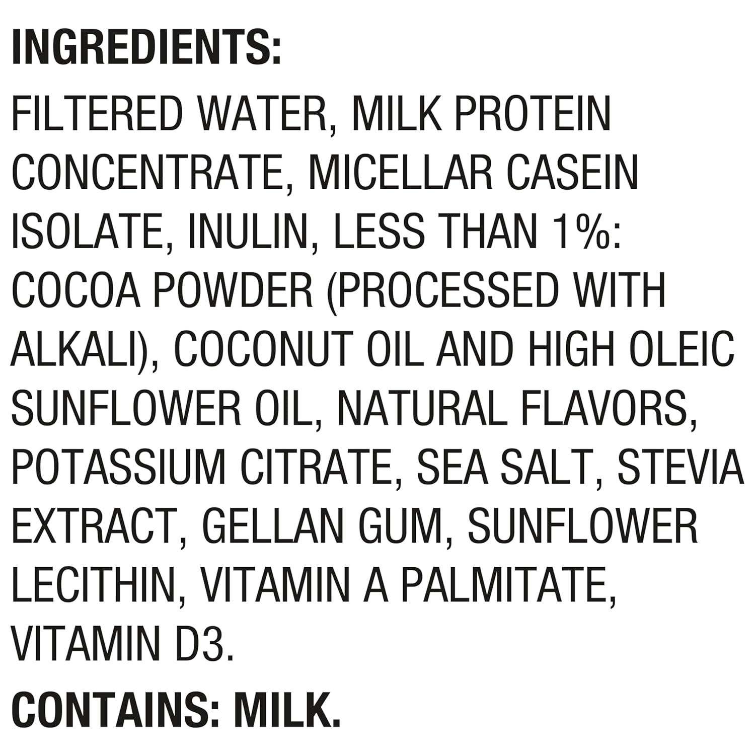 Oikos Protein Shake, Chocolate, 30G High Protein Drinks, 12 Fl oz Bottle, 12 Count​