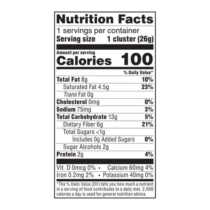 Atkins Caramel Almond Clusters, 20 Count