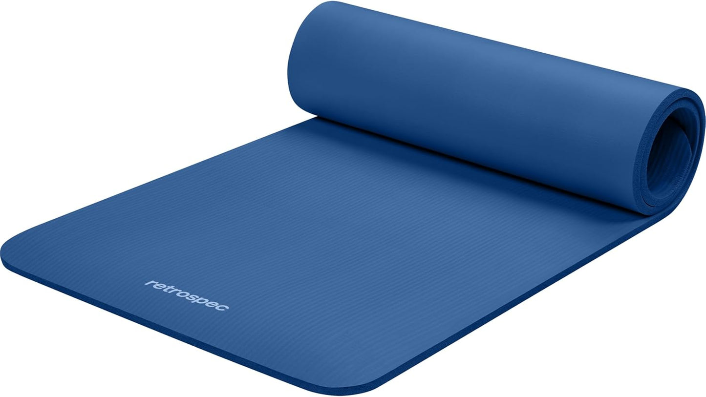 Solana Yoga Mat 1/2" Thick Non-Slip Workout Mat