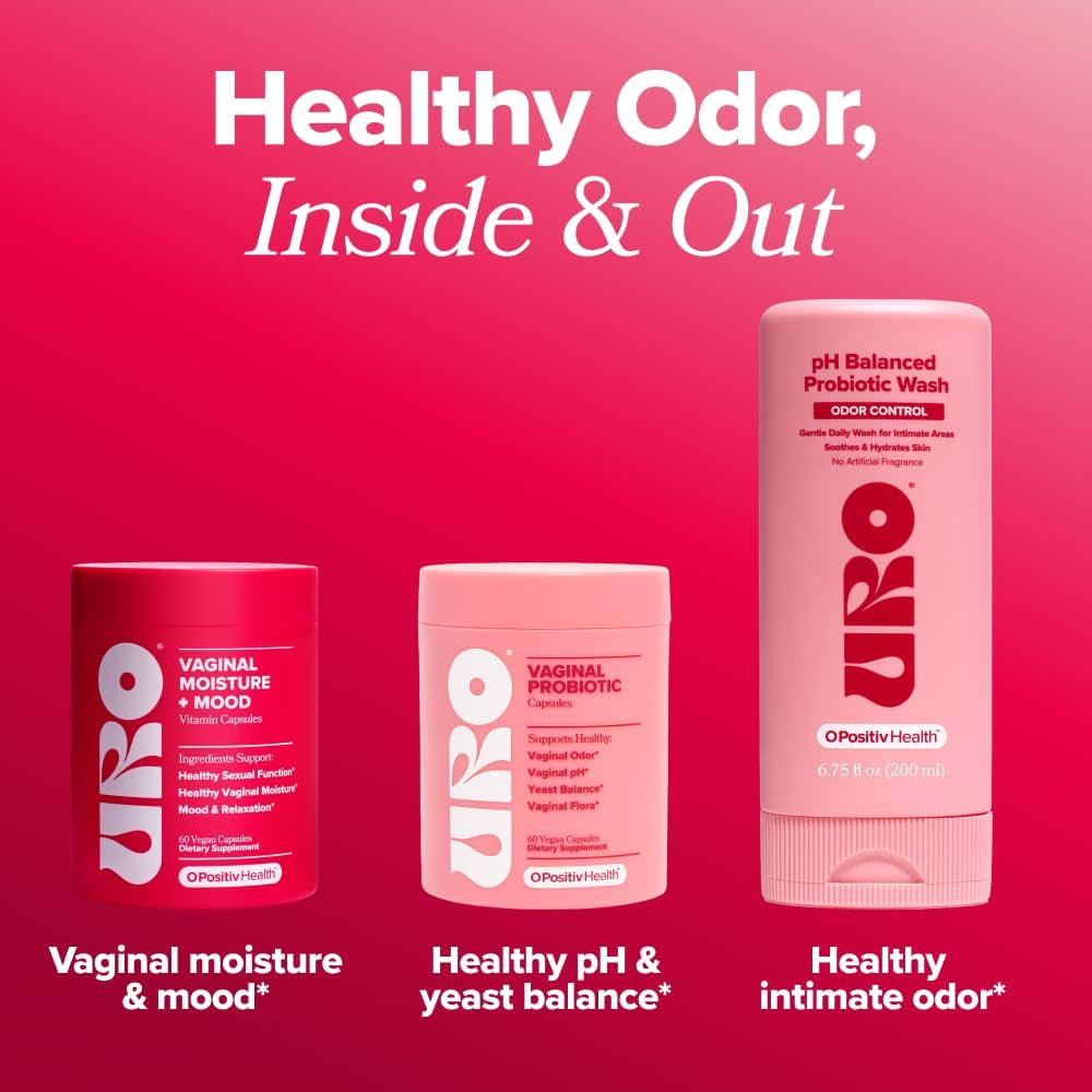 O Positiv URO Vaginal Moisture & Mood – Formulated to Support Vaginal Moisture, Mood & Relaxation