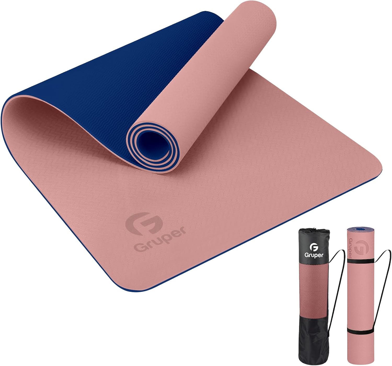 Eco Friendly Yoga Mat with Carrying Strap
