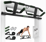 Upgrade Multi-Grip Pull up Bar with Smart Larger Hooks Technology