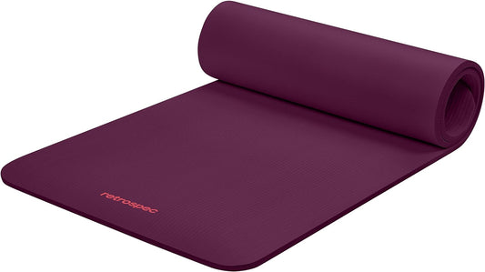 Solana Yoga Mat 1/2" Thick Non-Slip Workout Mat