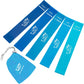 Resistance Loop Exercise Bands with Instruction Guide and Carry Bag