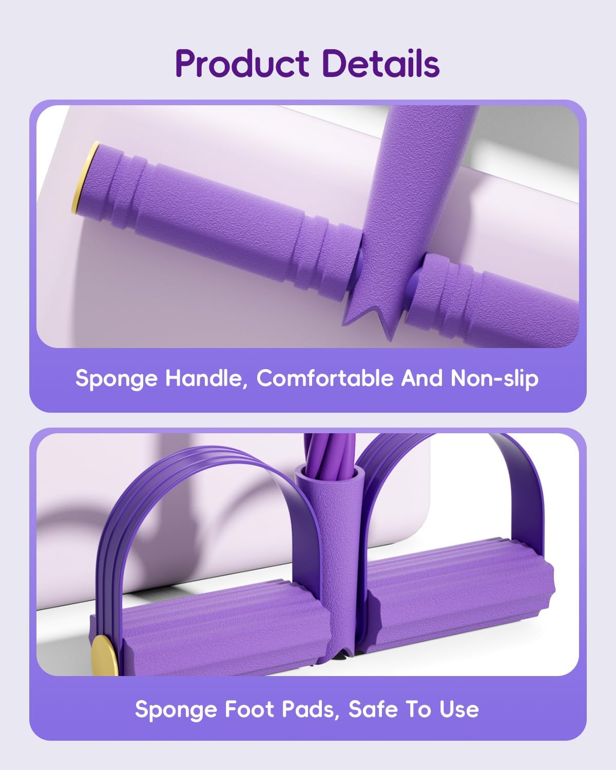 Pedal Resistance Band with Handle