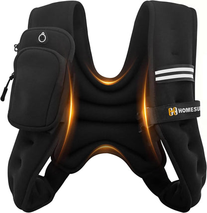 HOMESURE Weighted Vest for Men and Women, 10Lb/15Lb/20Lb/25Lb/30Lb