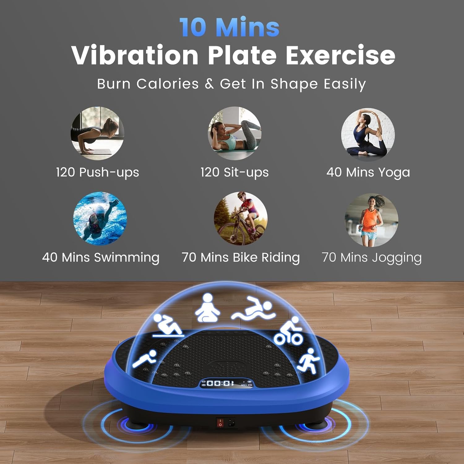 HVX Vibration Plate Exercise Machine