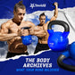 85 Pound Vinyl Coated Cast Iron Kettlebell