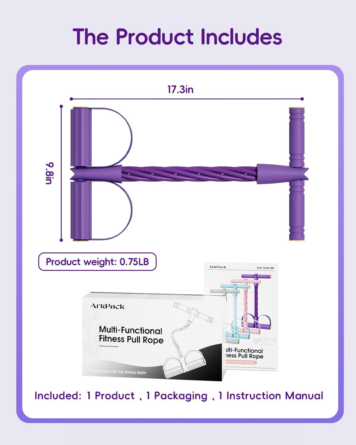 Pedal Resistance Band with Handle