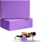 2 Pcs Yoga Blocks for Pilates Stretching and Meditation Exercise