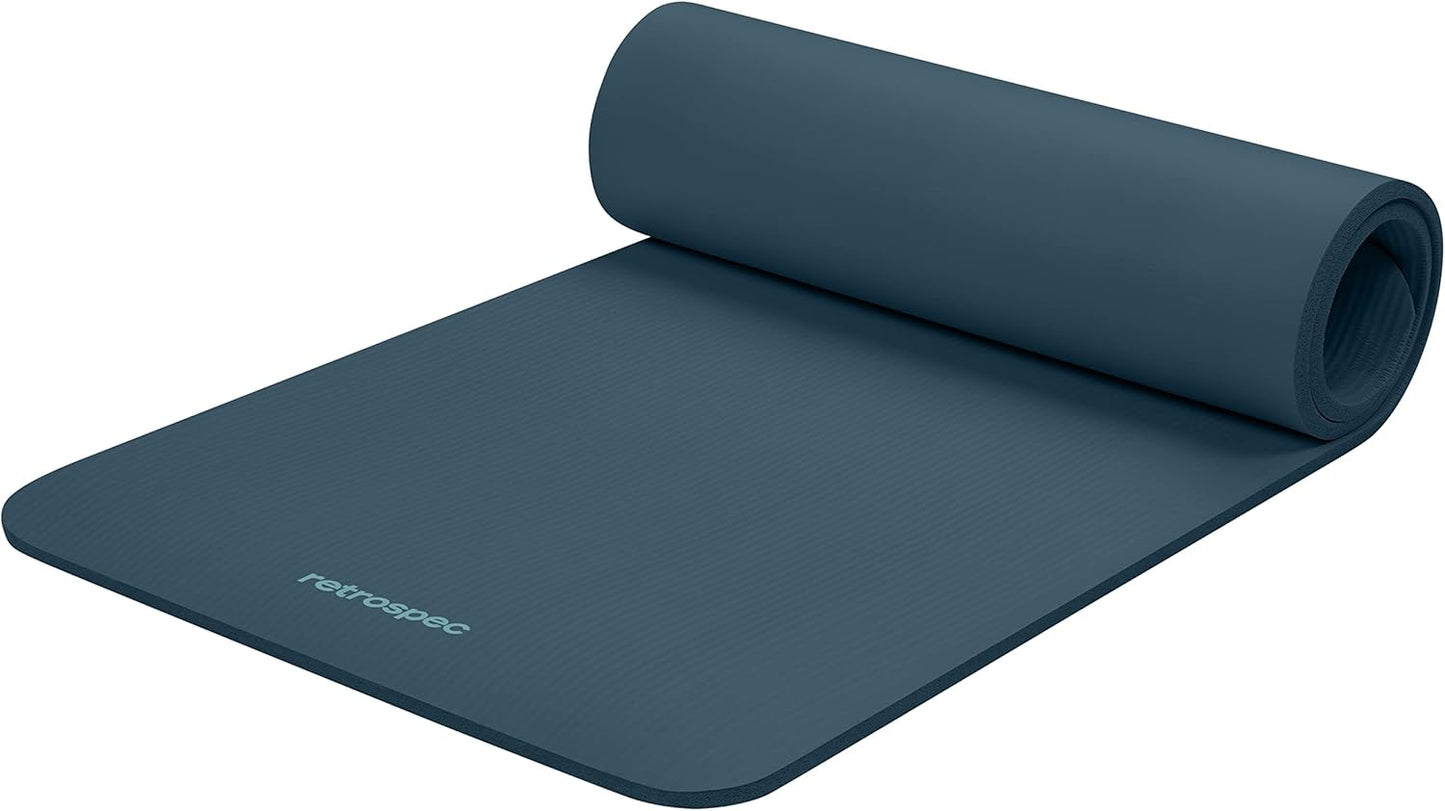 Solana Yoga Mat 1/2" Thick Non-Slip Workout Mat