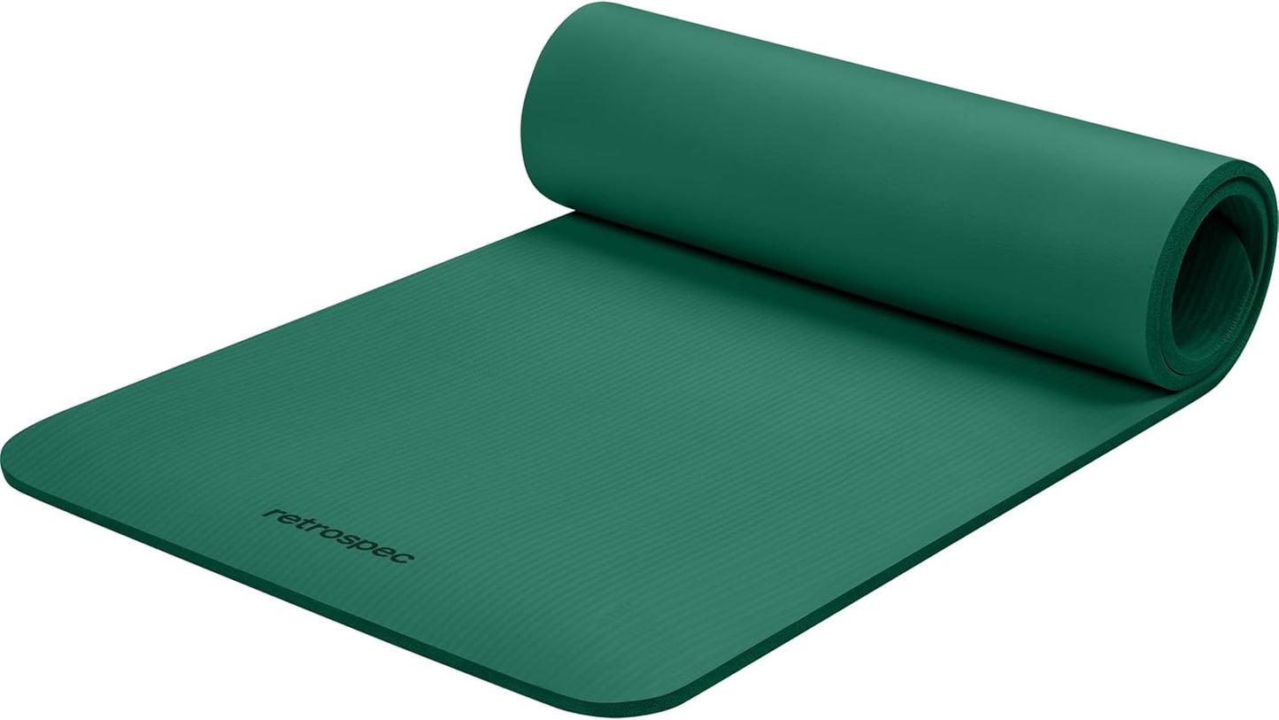 Solana Yoga Mat 1/2" Thick Non-Slip Workout Mat