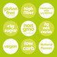 Kiss My Keto Sour Sugar Free Gummy Bears, 8-Pack