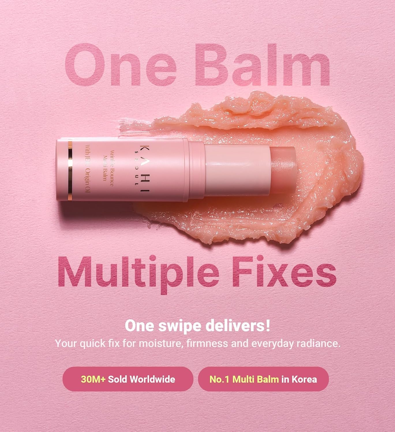 KAHI Wrinkle Bounce Multi Balm Stick | PDRN Collagen Wrinkle Stick