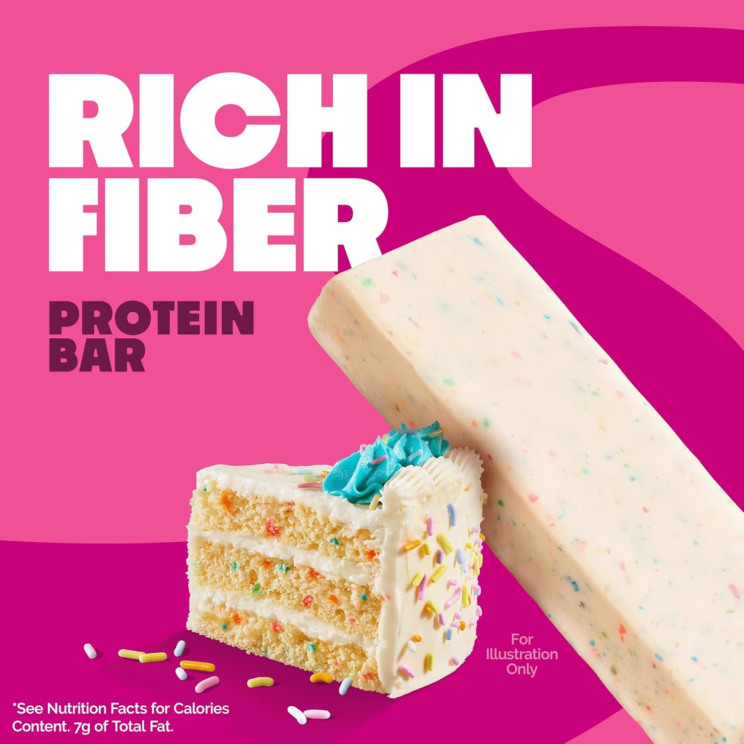 Quest Nutrition Birthday Cake Protein Bars, 20G Protein, 12 Count