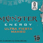 Monster Energy Ultra Fiesta Mango, Sugar Free Energy Drink, 16 Ounce | Pack of 15