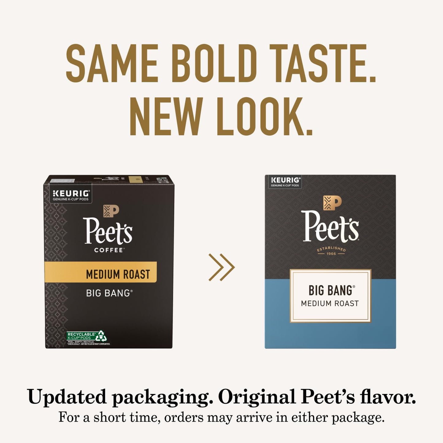 Peet's Coffee, Medium Roast Single Serve Coffee Pods, 32 Count