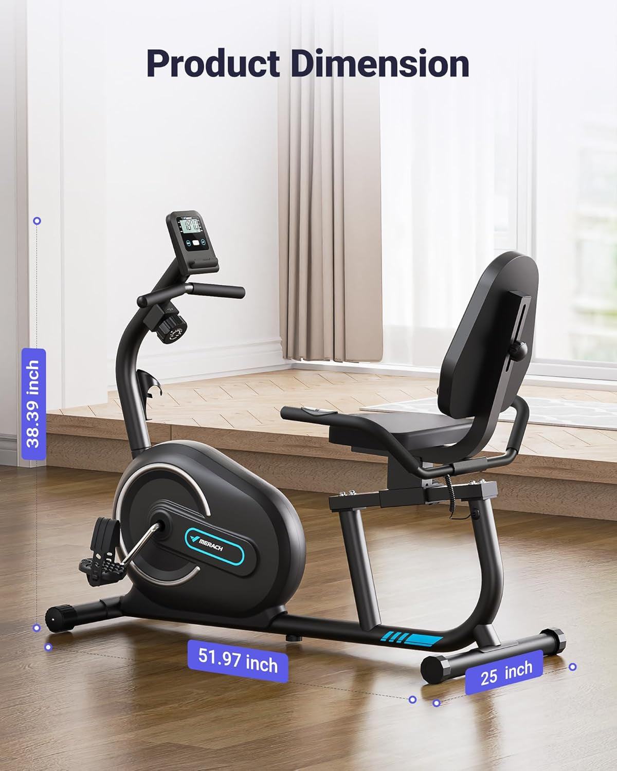 MERACH Recumbent Exercise Bikes for Home