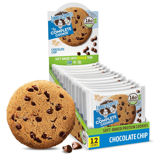 Lenny & Larry's Protein Cookie, Chocolate Chip (Pack of 12)