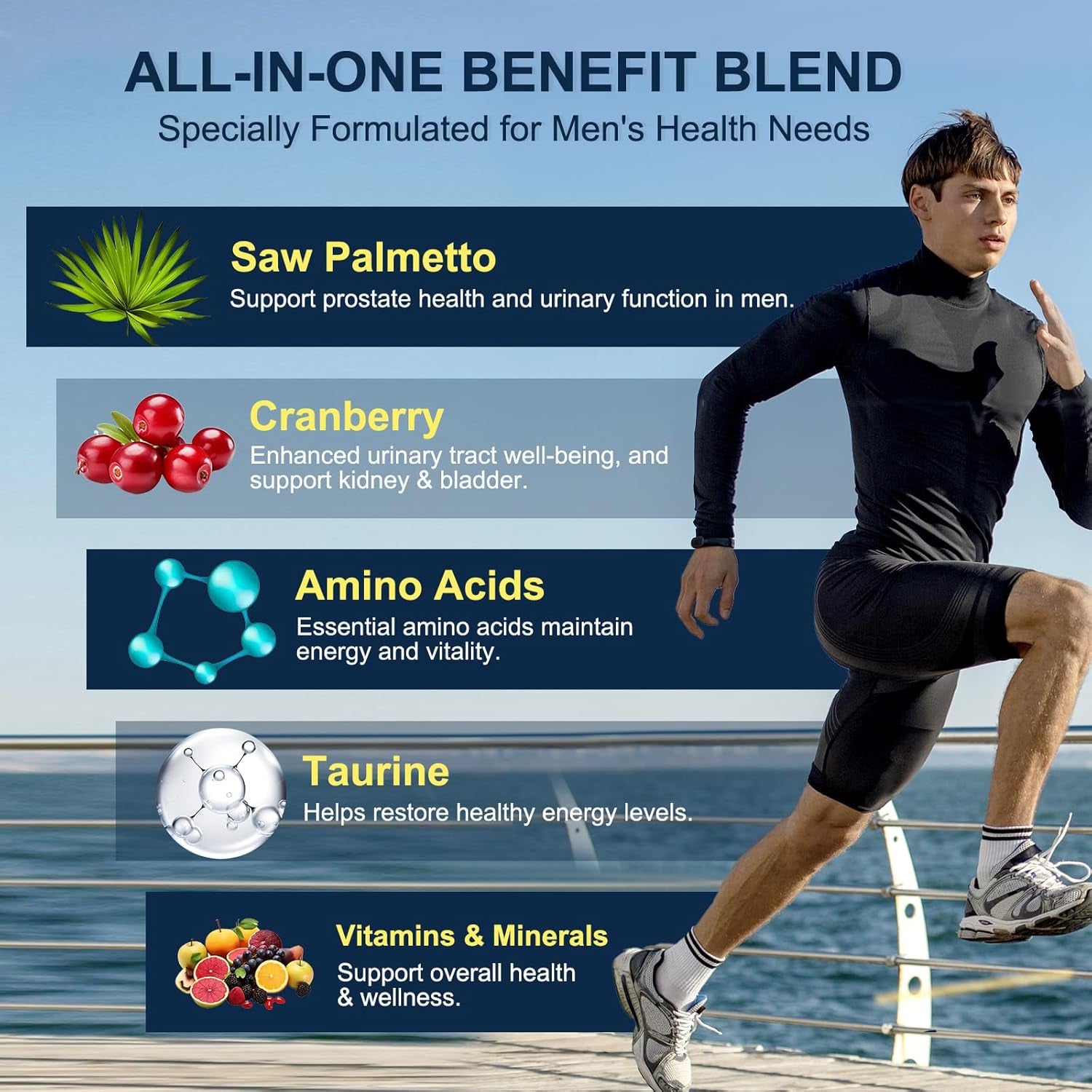 Probiotics for Men Digestive Health, 120 Billion CFUs