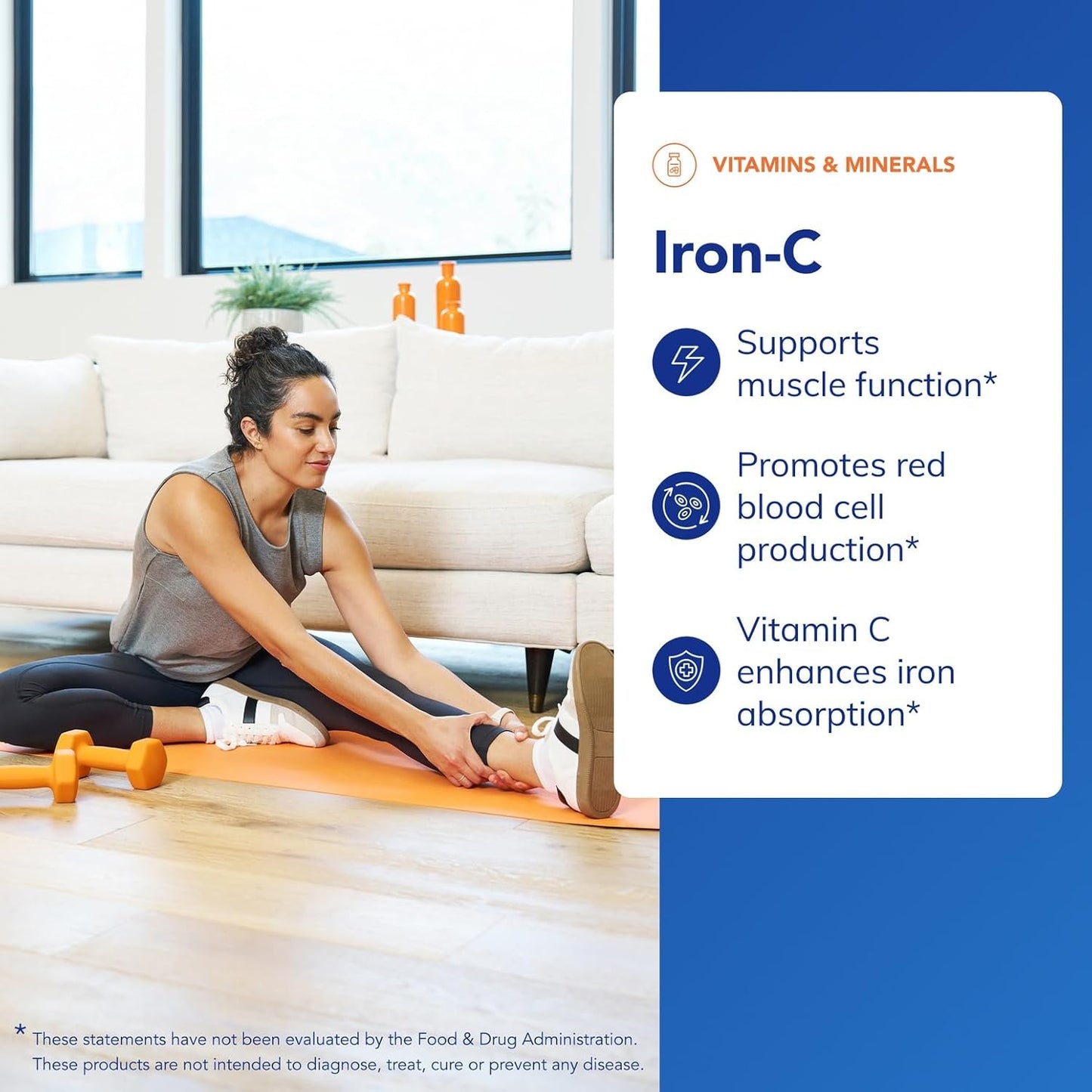 Pure Encapsulations Iron-C - 15 mg - 175 mg Vitamin C