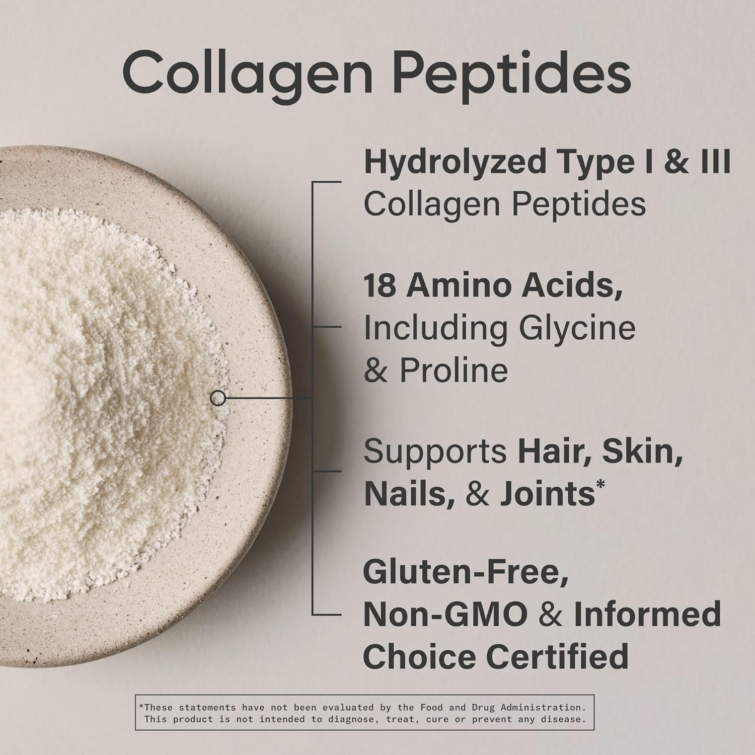 Sports Research Collagen Peptides - Hydrolyzed Type 1 & 3 Collagen Powder