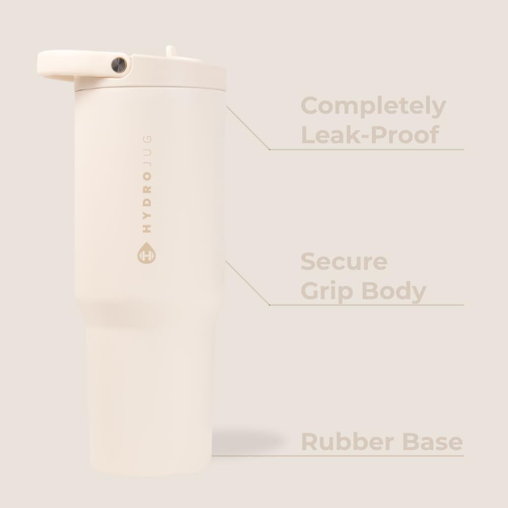 HydroJug Sport Stainless Steel Tumbler with Straw