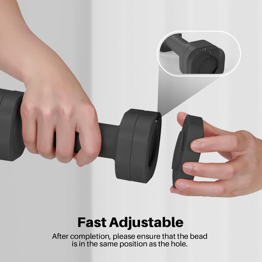 Adjustable Dumbbell Set of 2, 4 in 1 Free Weights Dumbbells Set for Women, Hand Weights for Women at Home, Each 2Lb 3Lb 4Lb 5Lb with TPU Soft Rubber Handle for Home Gym Exercise Training