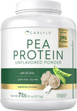 Carlyle Pea Protein Isolate Powder | 7Lb | Unflavored | 29G per Serving
