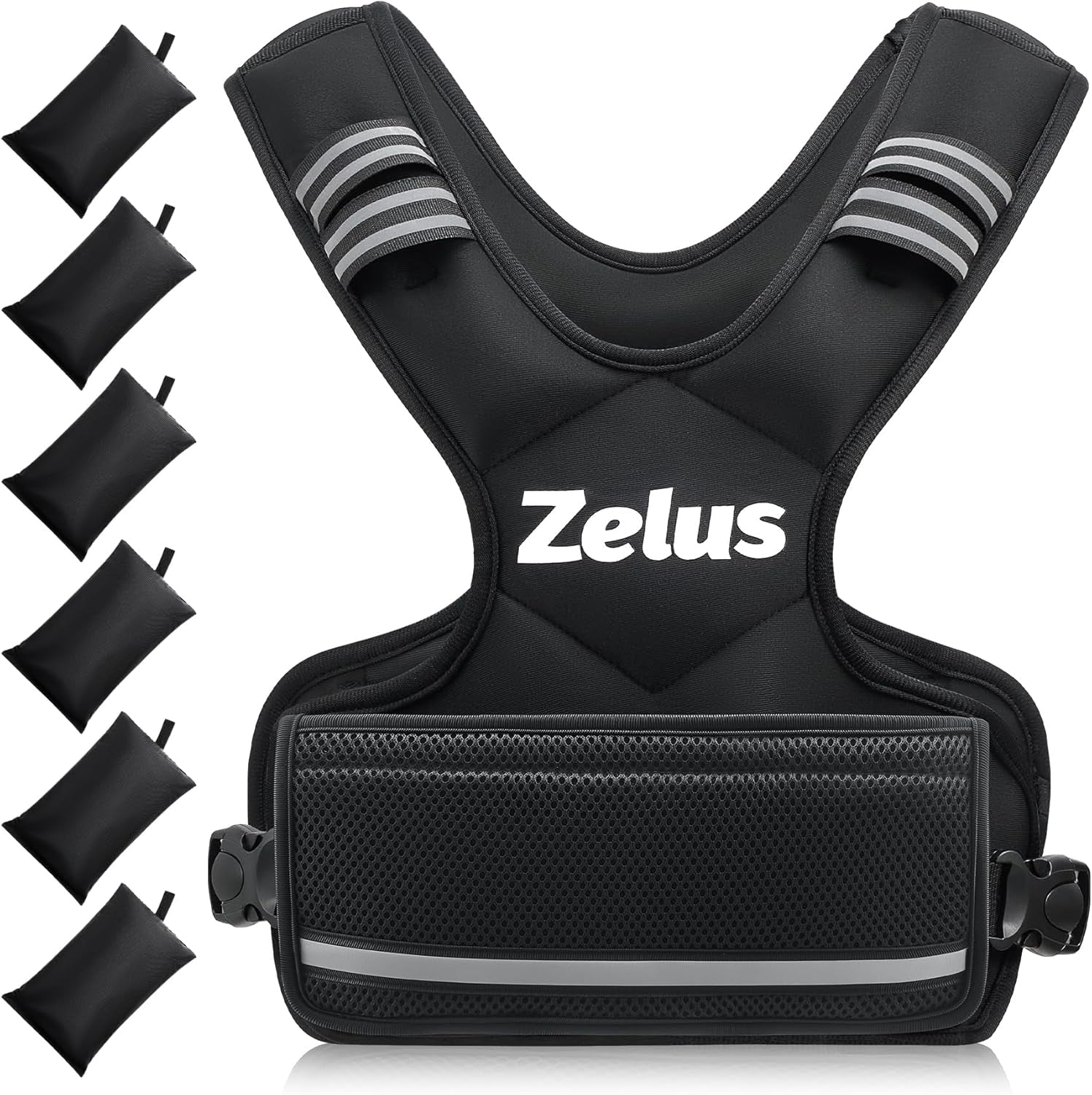 ZELUS Weighted Vest for Men and Women | 4-10Lb/11-20Lb/20-32Lb