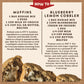 Kodiak Cakes Power Bake, Protein Muffin Mix, Blueberry Lemon (Pack of 6)