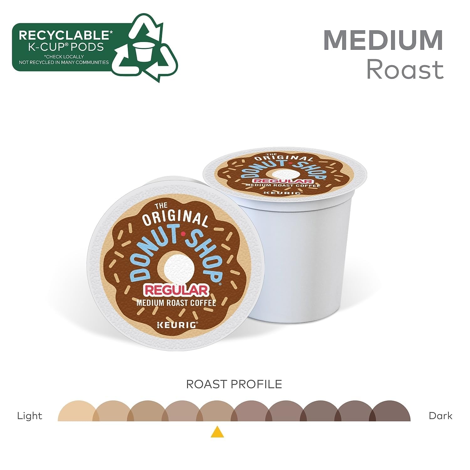 The Original Donut Shop Regular, Single-Serve Keurig K-Cup Pods